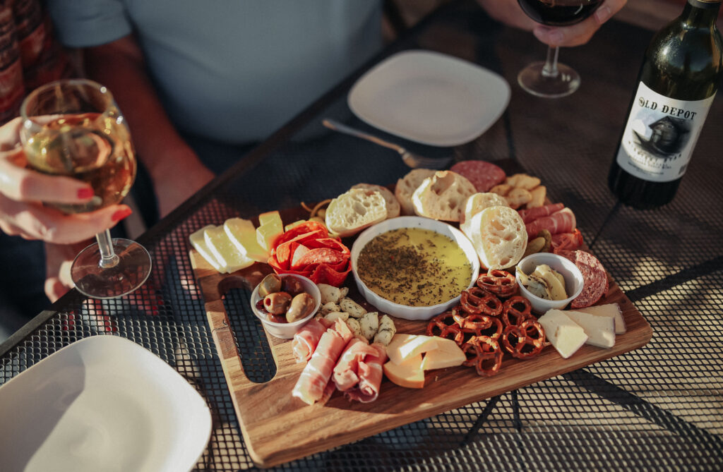 An Old Depot charcuterie board